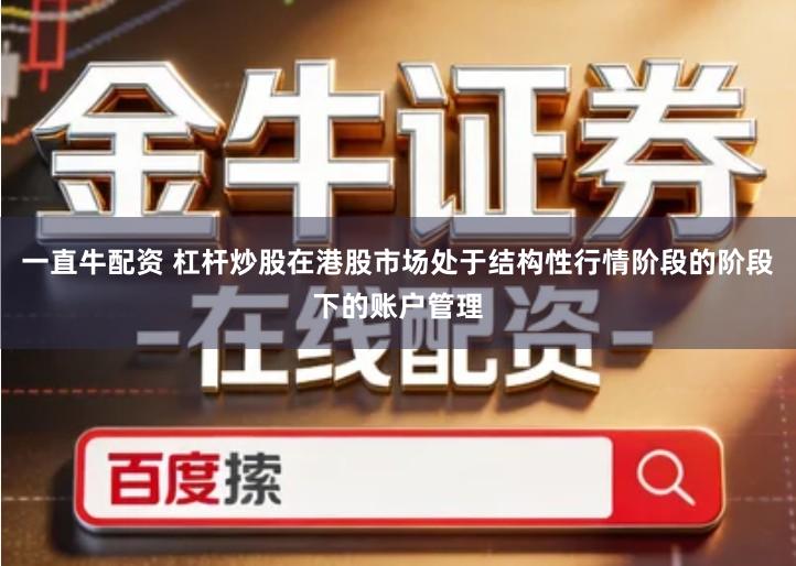一直牛配资 杠杆炒股在港股市场处于结构性行情阶段的阶段下的账户管理