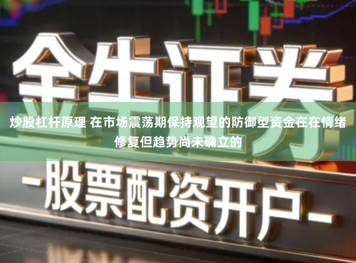 炒股杠杆原理 在市场震荡期保持观望的防御型资金在在情绪修复但趋势尚未确立的